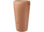 Regentonne Prosperplast "Tube", Orange (Terracotta), H:107Cm Ø:59,3Cm, Kunststoff, Regentonnen