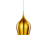 Searchlight Pendelleuchte "Vibrant-Pendelleuchte - Metallic", Goldfarben, H: 44Cm, 1 Stk., Leuchten, Pendelleuchte