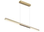 Globo Lighting HäNgeleuchte "Cody", Gold (Goldfarben Matt), H: 150Cm, 1 Stk., Leuchten, HäNgelampe Esszimmer-Leuchte Esstischleuchte Wohnzimmer, HäNgeleuchte