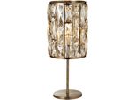 Searchlight Tischleuchte "Bijou Table Lamp", Antikmessing, 1, Ø 19,5Cm H: 30Cm, 1 Stk., Leuchten, Tischleuchte
