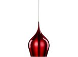 Searchlight Pendelleuchte "Vibrant-Pendelleuchte - Metallic", Weinrot, H: 44Cm, 1 Stk., Leuchten, Pendelleuchte