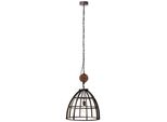 Brilliant Pendelleuchte "Matrix", Schwarz (Schwarz Antik), 1, Ø 47Cm H: 160Cm, 1 Stk., Leuchten, 47Cm Schwarz Antik, Pendelleuchte