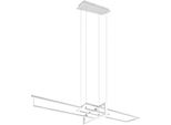 Trio Leuchten LED Pendelleuchte "Alica", Weiß, 1, H: 150Cm, 1 Stk., Leuchten, Mit Switch Dimmer, üBer Wandschalter Dimmbar, AbhäNgung 150 Cm, LED Pendelleuchte