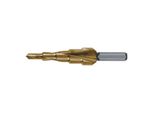 Ruko Stufenbohrer Hss-Tin, Spiralgenutet Mit Kreuzanschliff GrößE 0/5 (101050-5T)