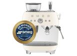 SMEG Espressomaschine mit Mahlwerk EGF03CREU creme