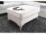 Hocker Cotta, Weiß, Hocker, Kinder, B/H/T: 95Cm X 47Cm X 64Cm, Leder Pampas, Hocker, B:95Cm H:47Cm T:64Cm