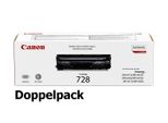 Canon Original Toner 728 Doppelpack Schwarz 2X 2.100 Seiten (3500B002)