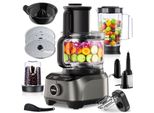 YASHE Küchenmaschine HGM-410, 11-in-1, 1300 W, 2,5-L-Schüssel, 1,5-L-Mixer