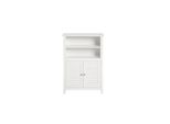 sobuy Badunterschrank Mit 2 TüRen Weiß 60X25,5X90Cm Klassisch