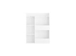 sobuy Kinderregal Mit 5 FäChern Weiß 80X34X104Cm Modern