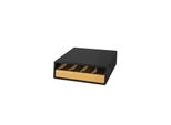 sobuy Kapselhalter Mit 1 Schublade Schwarz 31X30X9,5Cm Funktional
