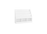 sobuy Kinderregal Mit 3 FäChern Weiß 100X29,8X80Cm Minimalistisch
