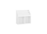 sobuy Kinderregal Mit 5 FäChern Weiß 68X30X68Cm Minimalistisch