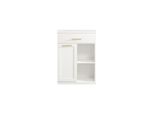 sobuy Badunterschrank Mit 1 Schublade Weiß 66X37X90Cm Rustikal