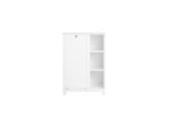 sobuy Badezimmerschrank Mit Einer TüR Weiß 60X38X85Cm Funktional