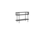 sobuy Konsolentisch Flur Mit 1 Ablage Schwarz 110X39X76Cm Industriell