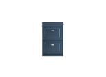 sobuy Schuhschrank Mit 1 Schublade Blau 53,5X24X82,5Cm Modern