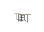 sobuy Schreibtisch Mit 3 Regalen Holzfarbe 180X60X76,5Cm Funktional
