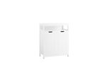 sobuy Badunterschrank Mit 2 TüRen Weiß 70X35X89Cm Modern
