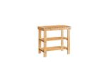 sobuy Schuhbank Mit SitzfläChe Holzfarbe 50X29X45Cm Funktional