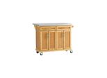 sobuy KüCheninsel Mit 2 Schubladen Holzfarbe 115X71X92,5Cm Funktional