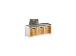 sobuy Schuhbank Mit 3 Schubladen Holzfarbe 105X43X35Cm Klassisch