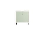 sobuy Waschbeckenunterschrank Mit 2 TüRen GrüN 60X30X60Cm Modern