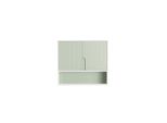 sobuy HäNgeschrank Mit 2 TüRen GrüN 60X15X54Cm Modern