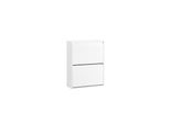 sobuy Schuhschrank Mit 2 TüRen Weiß 61X26X81Cm Modern