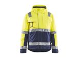 BlaklÄDer Warnschutz Winterjacke, Gelb / Marineblau, Unisex-GrößE: 2XL (487019873389XXL)