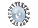 Ks Tools Rostfreie Kegelform-StahldrahtrundbüRste, 0,5Mm, Ø 115Mm (340.0051)