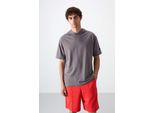 Oversized Kapuzen-T-Shirt Mit Kurzen ÄRmeln