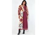 Bedrucktes Maxikleid Mit GüRtel