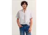 Bugatti Herren Kurzarm-Hemd Modern Fit Mit Button-Down-Kragen