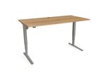 Stier Elektrisch HöHenverstellbarer Schreibtisch 501-43 160 X 80Cm Nussbaum (907769)