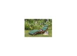 Merxx Sonnenliege Ipanema Inkl. Wendekissen GrüN Beige Gartenliege Liege Garten