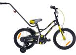 Sun Baby Tiger Bike Kinderfahrrad Jungen Fahrrad Stützräder 12 14 16 Zoll ab 2-6 Jahre BMX Kinder Fahrrad (16 Zoll, Grün)