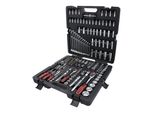 Ks Tools Chromeplus SteckschlüSsel-Satz Aus Chrom-Vanadium-Stahl 1/4 Zoll+3/8 Zoll+1/2 Zoll 216-Teilig, 9180216 (918.0216)