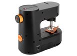 Haushalt Nähmaschine - Mini Nähmaschine - Tragbare Tischmaschine - Overlockstich - Automatisch - LED Licht - 100-240V - Schwarz