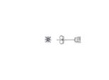 Luxenter Sterling Silber 925 Ohrringe Mit Rhodiniertem Brillant Zirkonia - Kyoro
