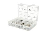Ks Tools Sortiment Stufenlose 1-Ohr-Schlauchschellen, Ø 5,8-21Mm, 170-Tlg. (970.0830)