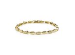 Luxenter Armband Aus Funkelnden Zirkonia-Steinen Mit 18 Karat Gelbgold-Finish – Tanal