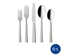 Villeroy & Boch Besteckset Victor, Metall, 30-teilig, Essen & Trinken, Besteck, Besteck-Sets