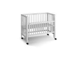 tiSsi Beistellbett Sophie, Weiß, Holz, Buche, massiv, 94x46x42 cm, höhenverstellbar, sehr stabil, Babymöbel, Babybetten, Beistellbetten