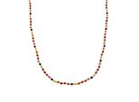 Luxenter Multicolor Kristall-Halskette Aus 18K Gelbgold - Irfoa