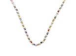 Luxenter Multicolor Kristall-Halskette Aus 18K Gelbgold - Amio