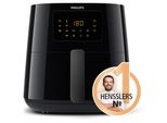Philips Airfryer Essential, Heißluftfriteuse, App-Steuerung, 1.2 kg, Touchscreen, Schwarz (HD9280/90)