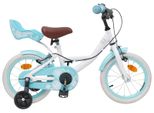 Möbel Kinderfahrrad 14 Zoll für 3-5 Jahre alt WeißJugend- & Kinderfahrräder - Jugend- & Kinderfahrräder c6431