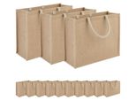 Jute-Handtaschen 50 pcs Natur 42 x 33 x 19 cm 100% Tossa-Jute