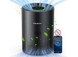 Luftreiniger PJ01 - HEPA Luftreiniger - H13 HEPA-Filter - CADR 185 m³/h - Für 31–40 m² Räume - PM2,5-Sensor - Sehr leise 25 dB - Ohne WLAN - Schwarz